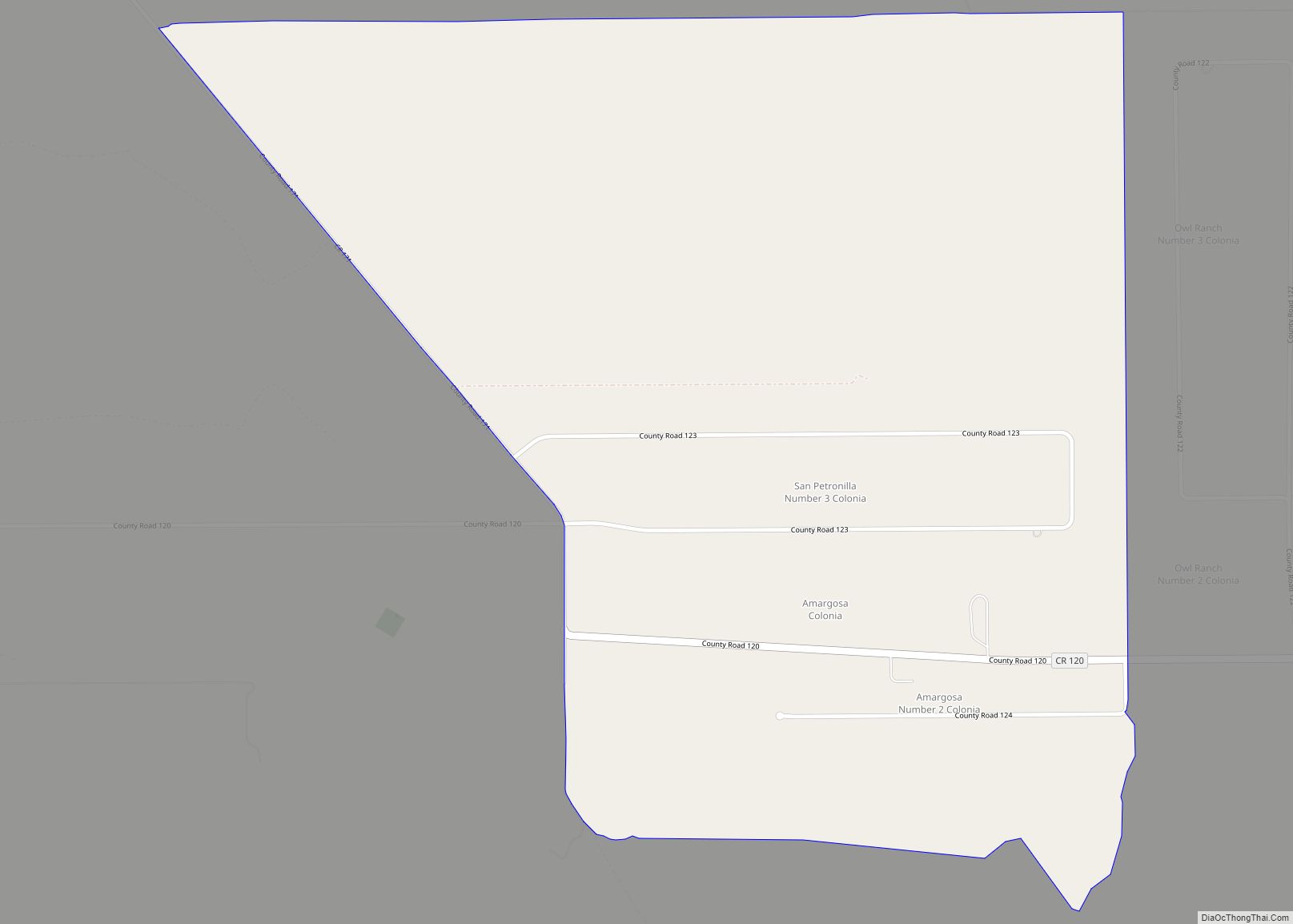 Map of Amargosa CDP