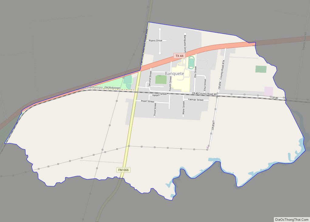 Map of Banquete CDP