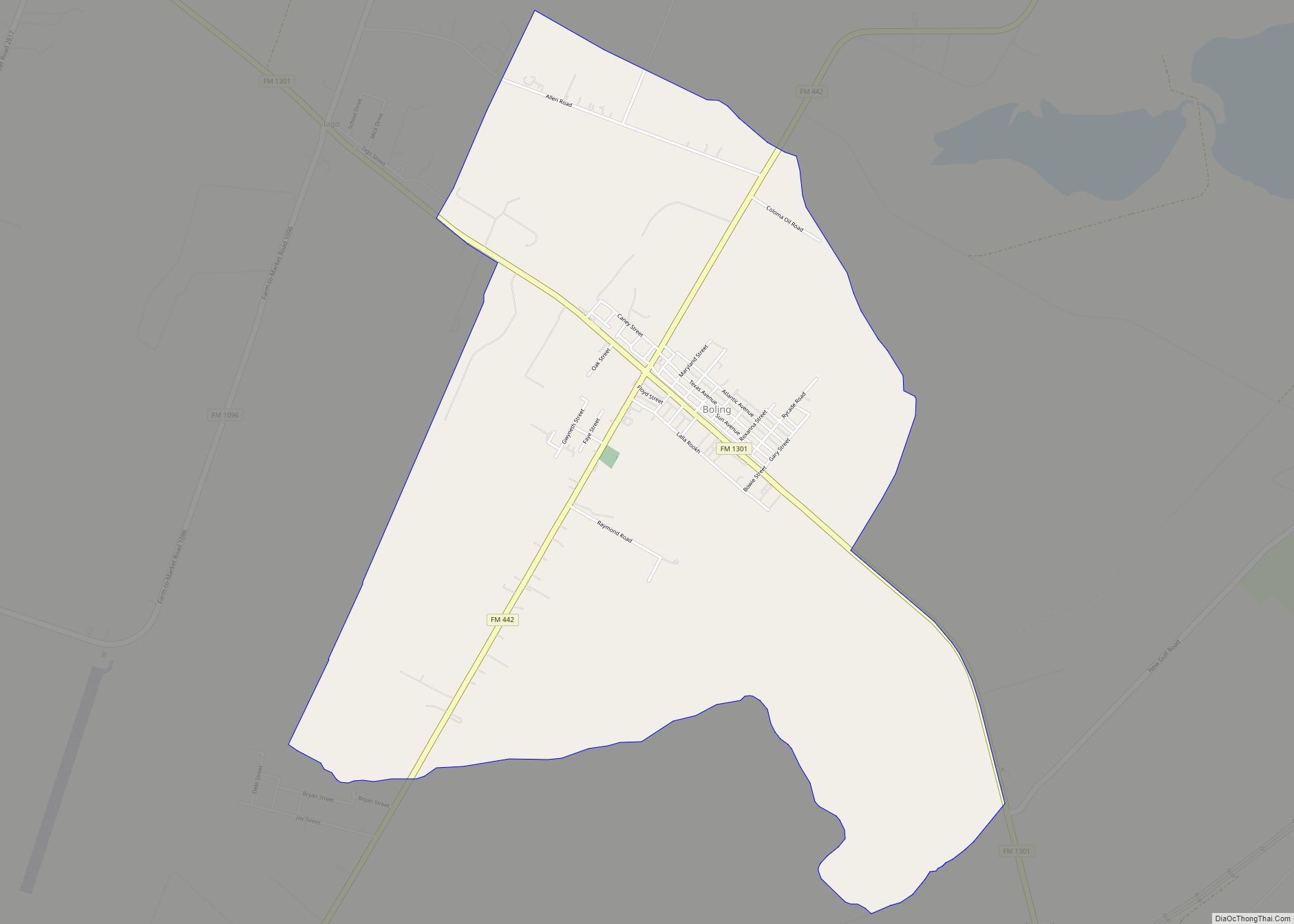 Map of Boling CDP