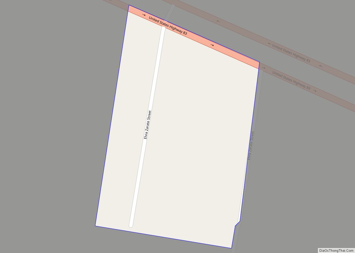 Map of Buena Vista CDP, Texas