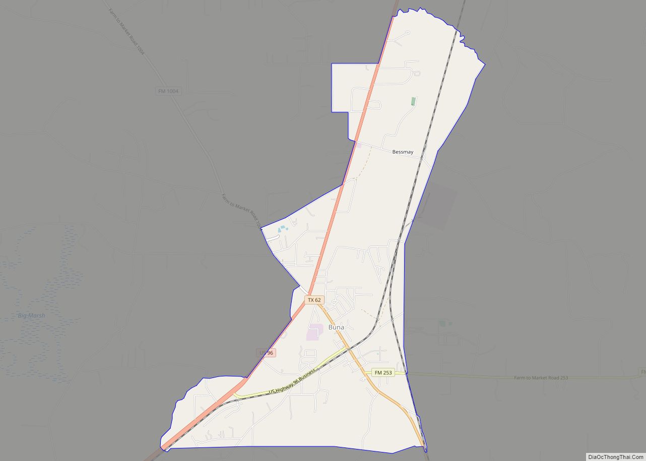 Map of Buna CDP