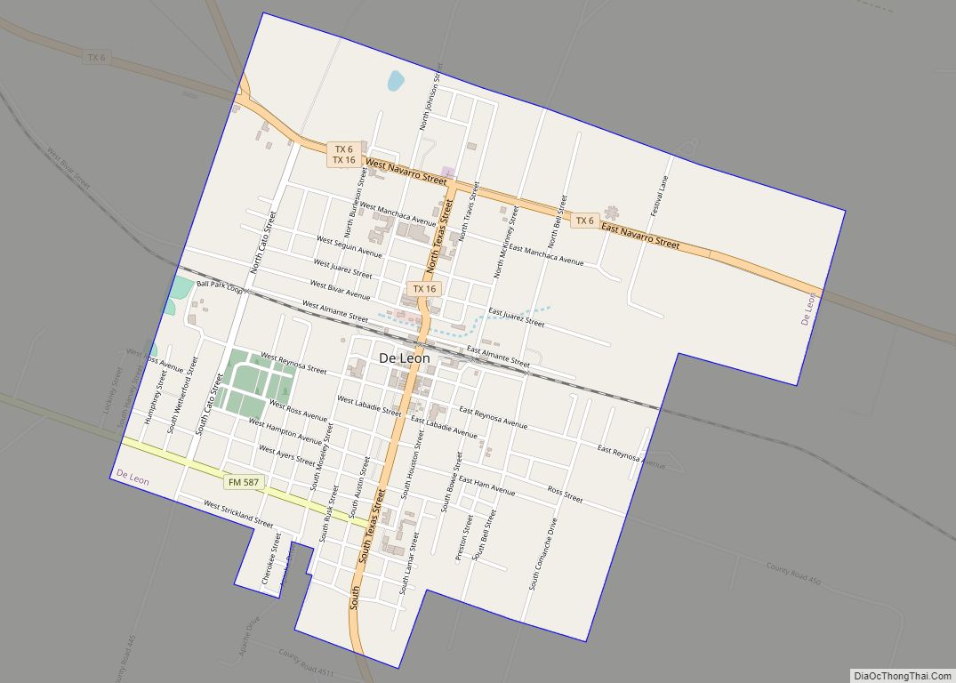 Map of De Leon city