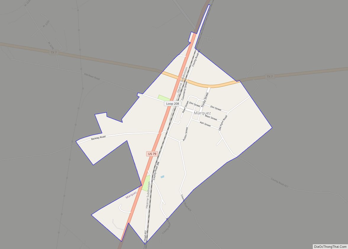 Map of Marquez city