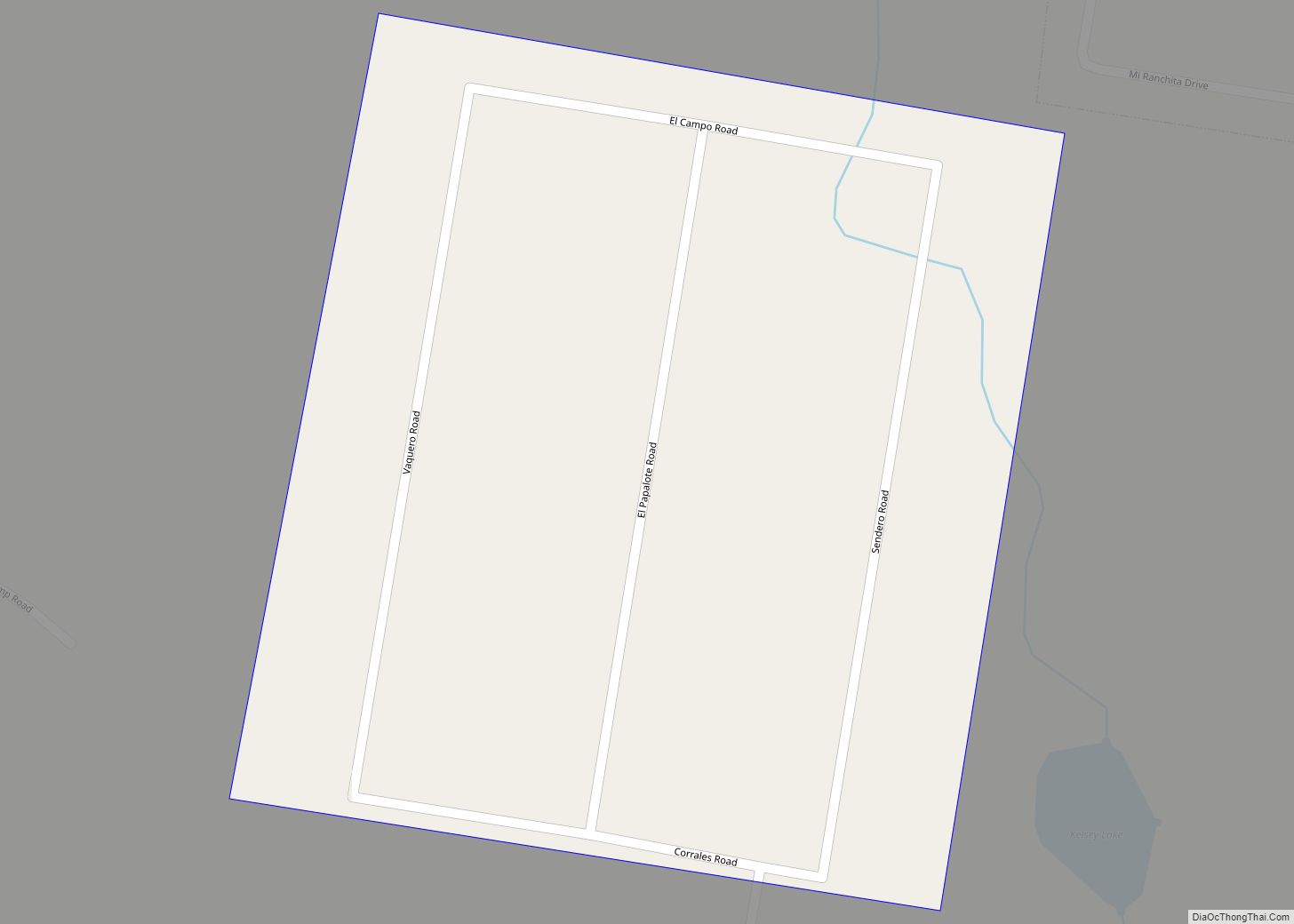 Map of Mi Ranchito Estate CDP