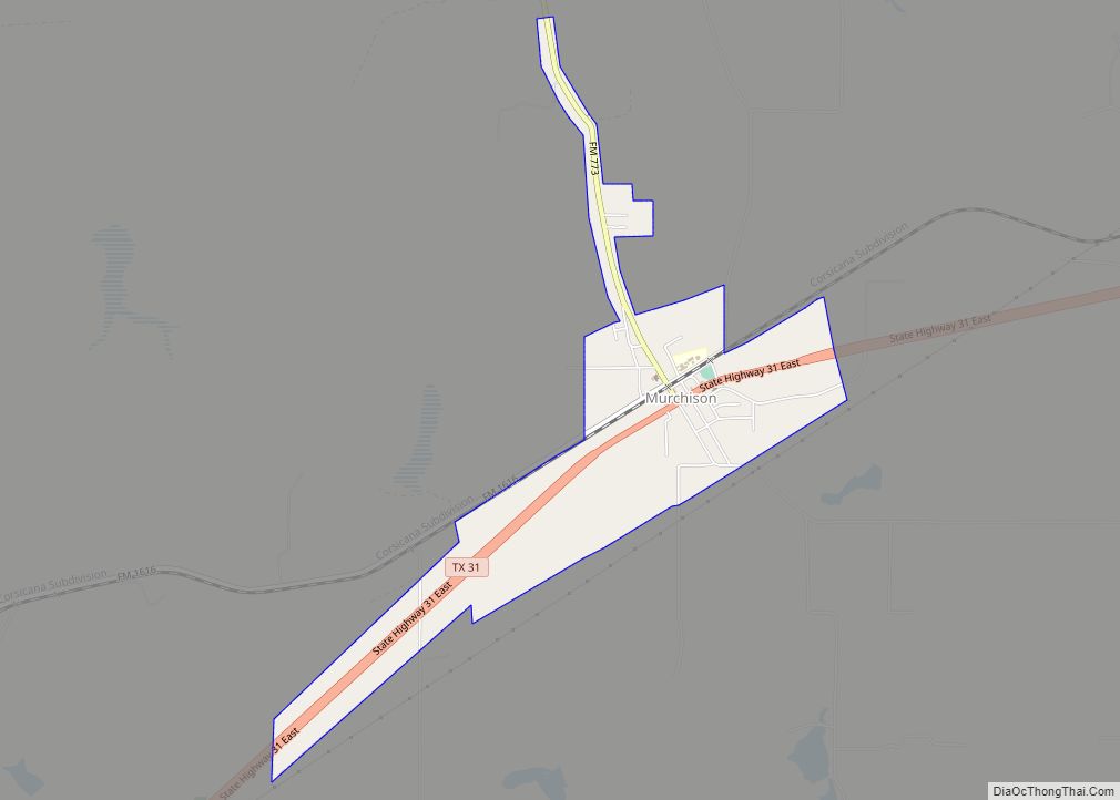 Map of Murchison city