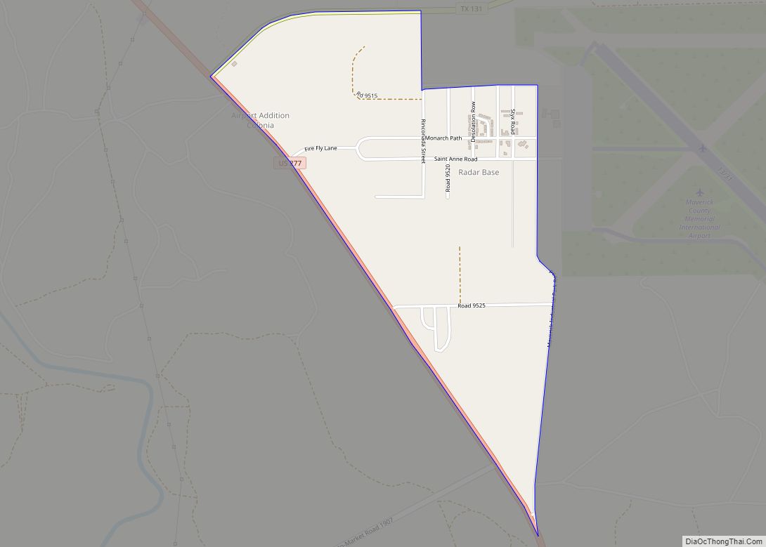 Map of Radar Base CDP