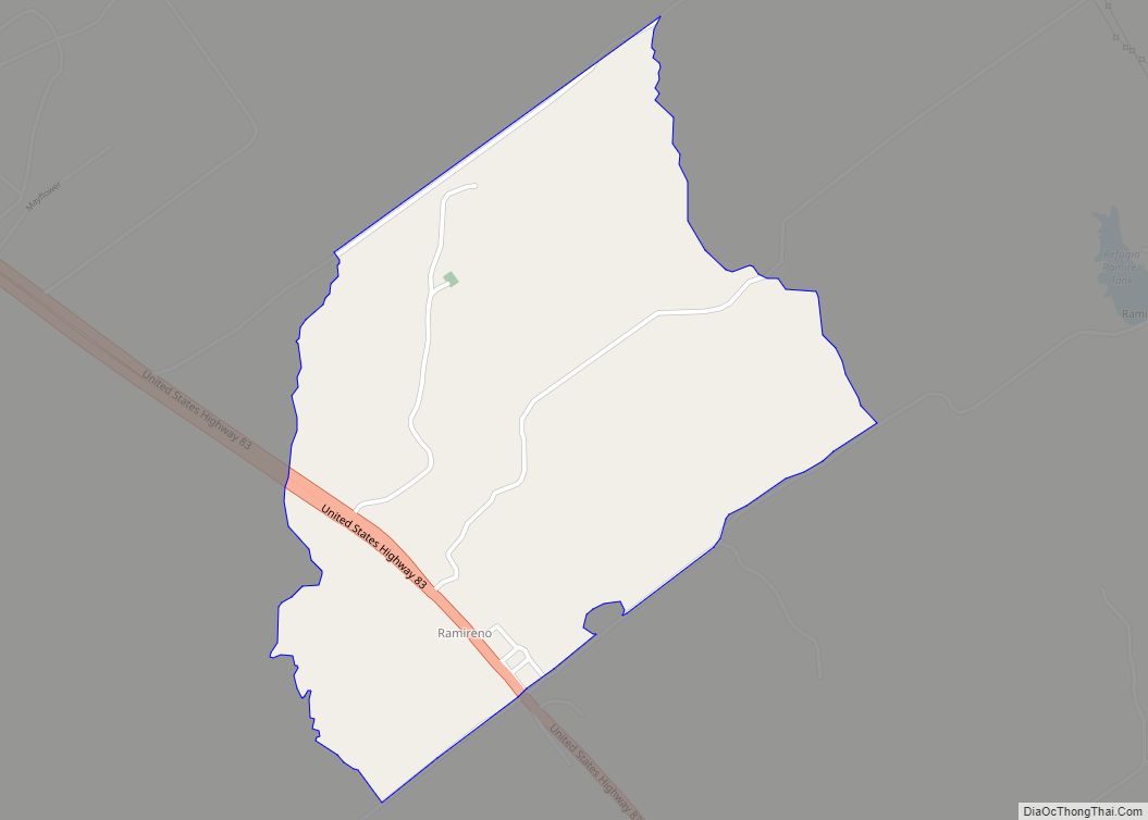Map of Ramireno CDP