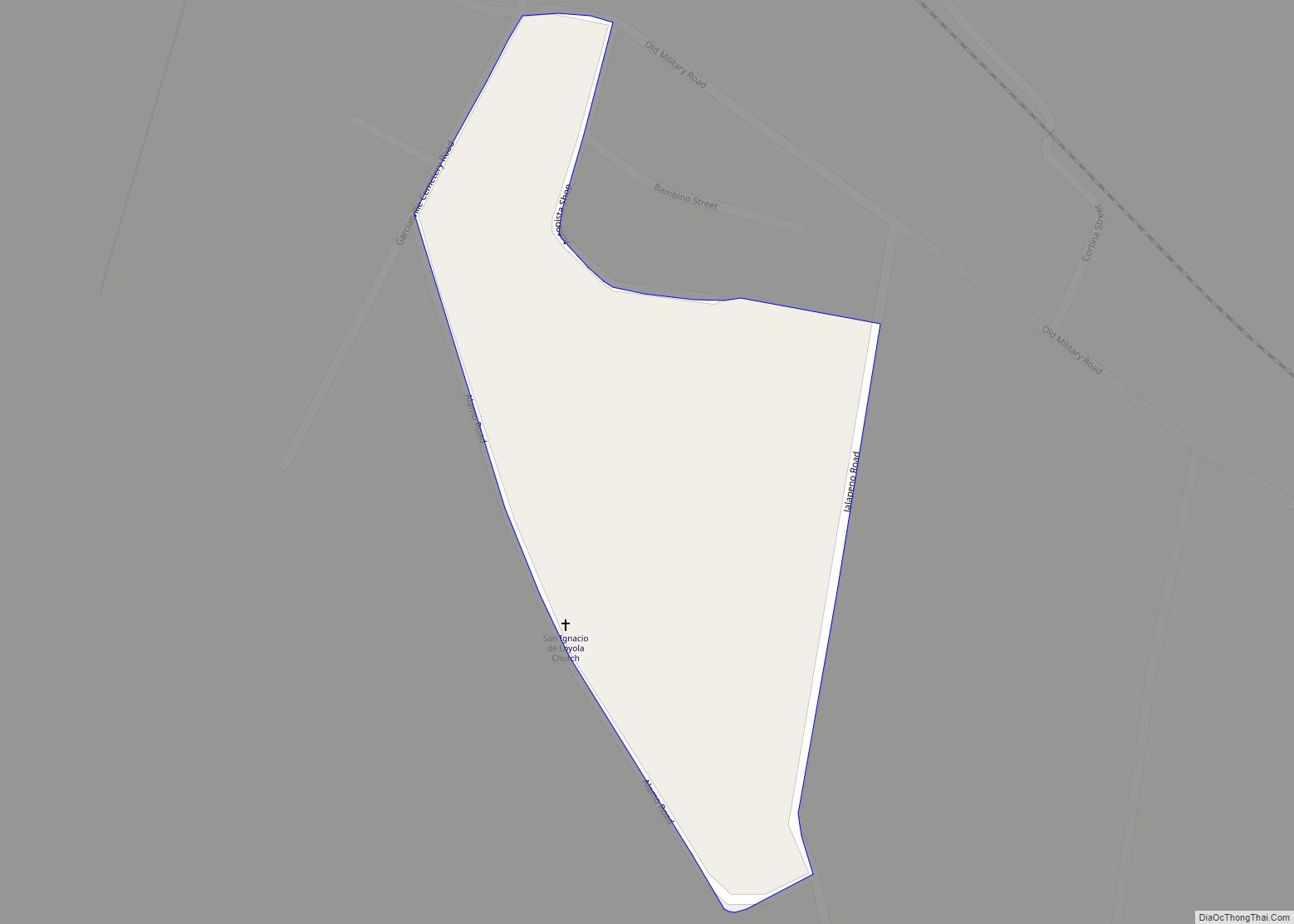 Map of Ramirez-Perez CDP