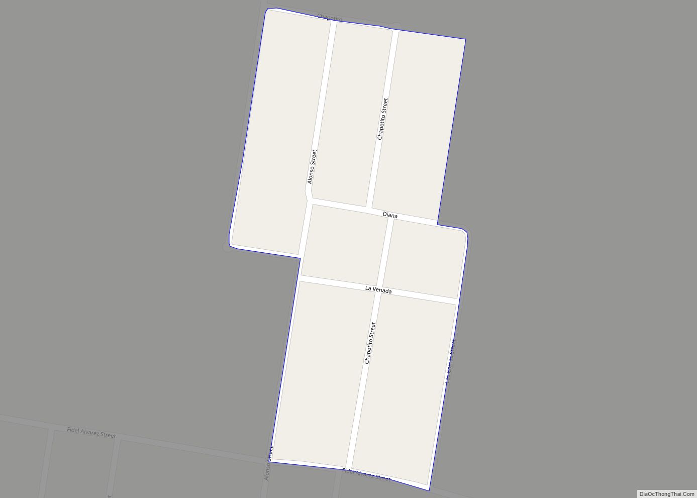 Map of Rancho Viejo CDP