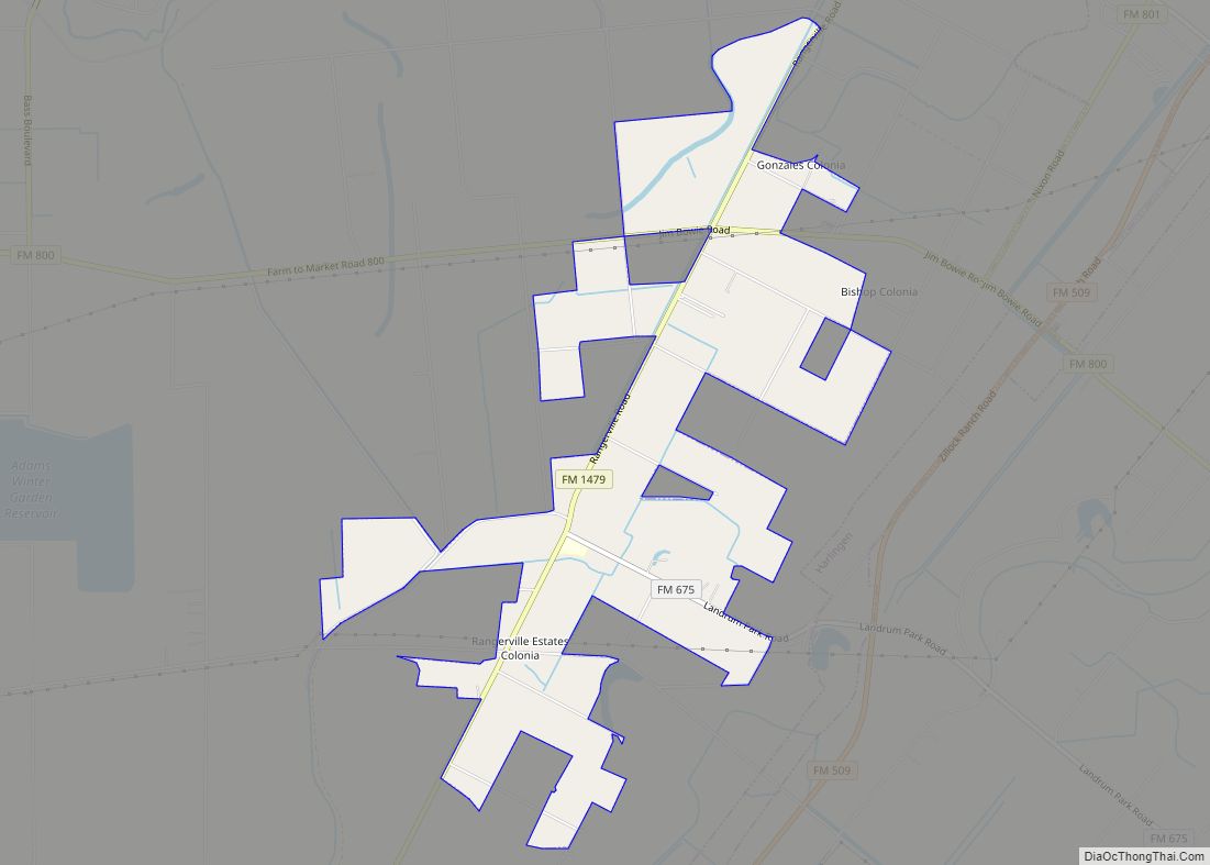 Map of Rangerville village