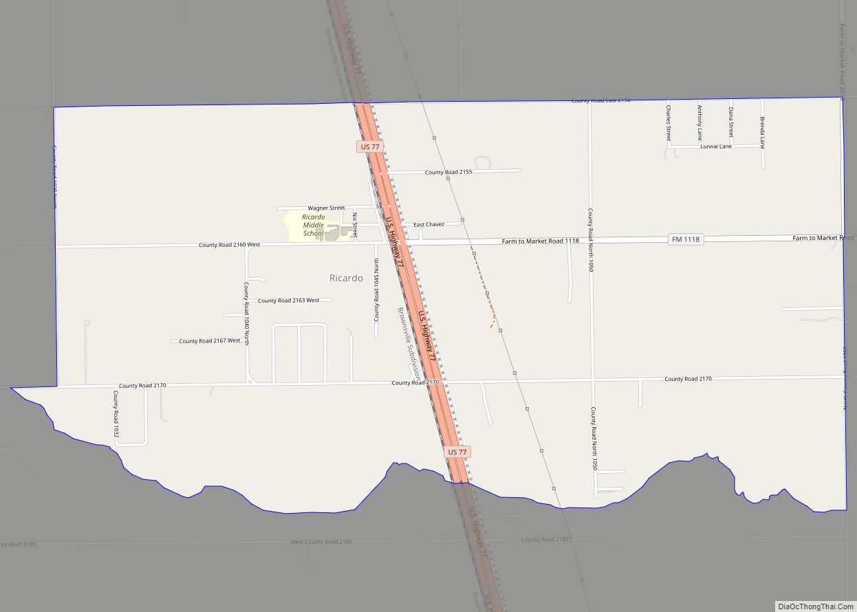 Map of Ricardo CDP
