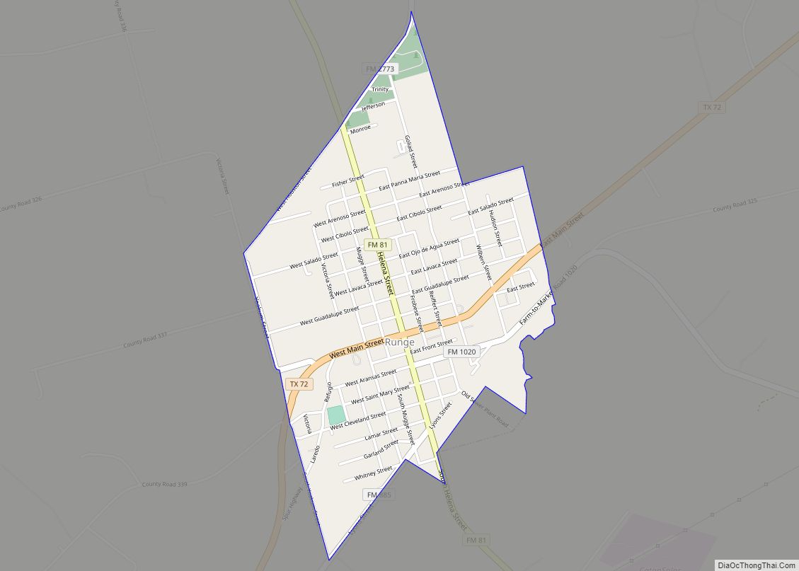 Map of Runge town