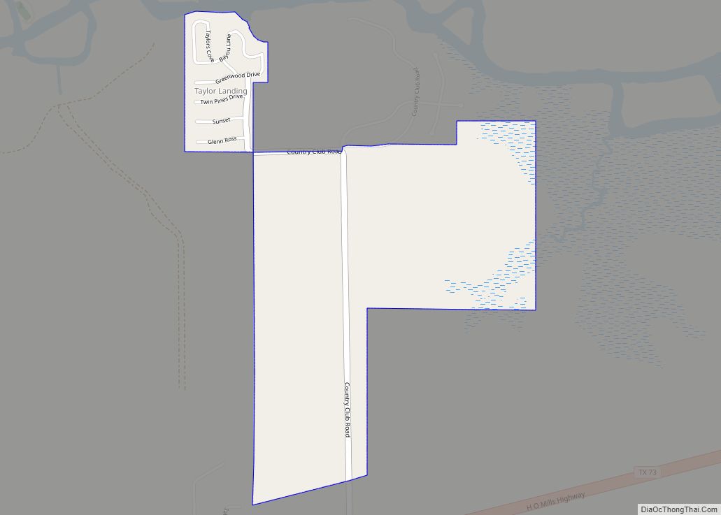 Map of Taylor Landing city