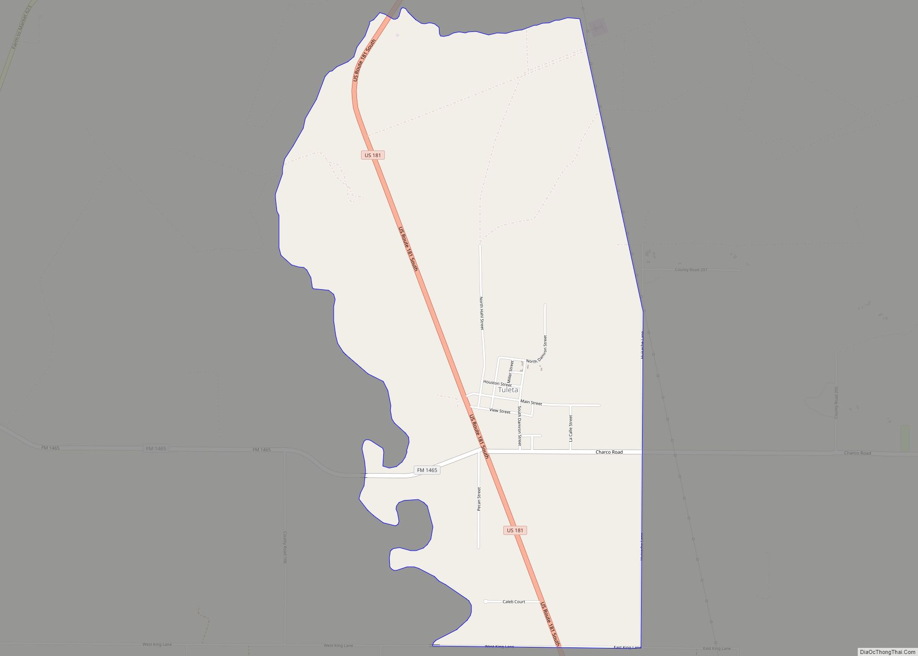 Map of Tuleta CDP