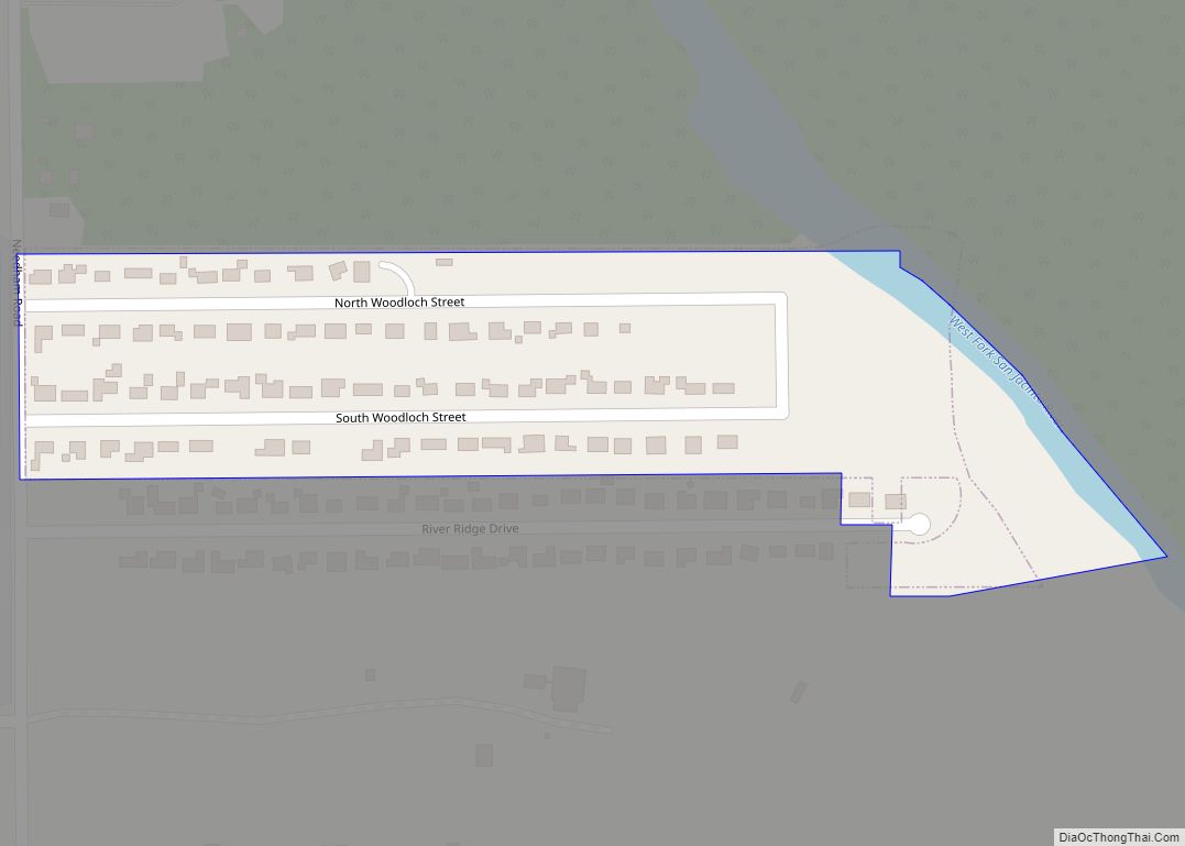 Map of Woodloch town