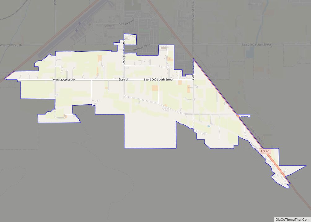 Map of Daniel town