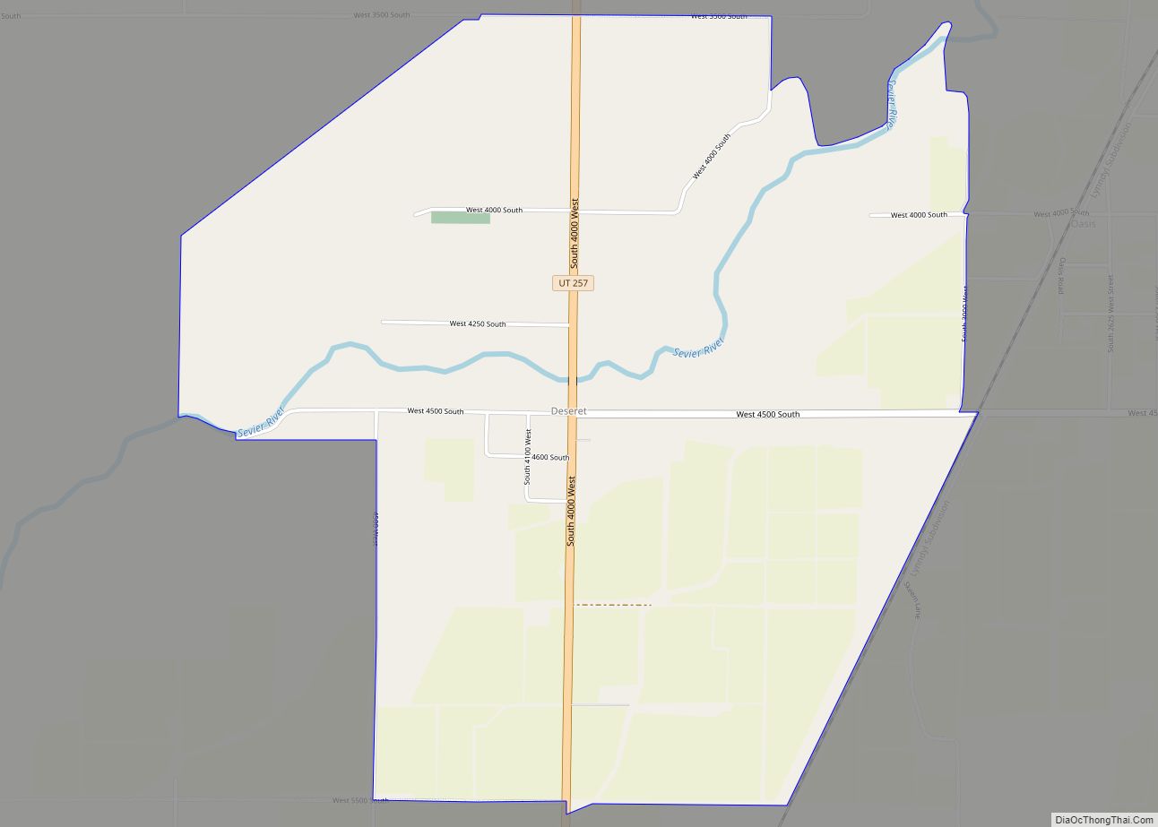 Map of Deseret CDP