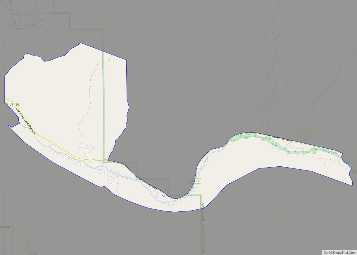 Map of Samak CDP
