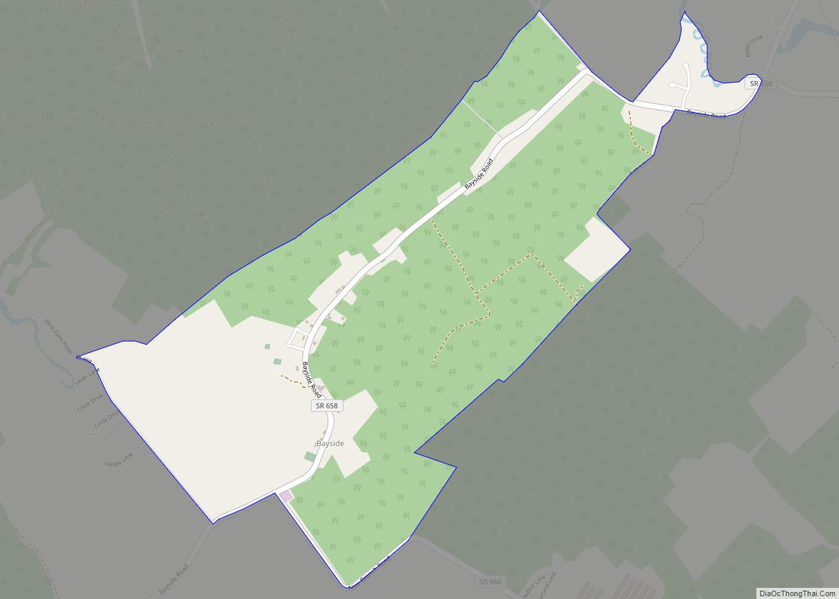 Map of Bayside CDP, Virginia