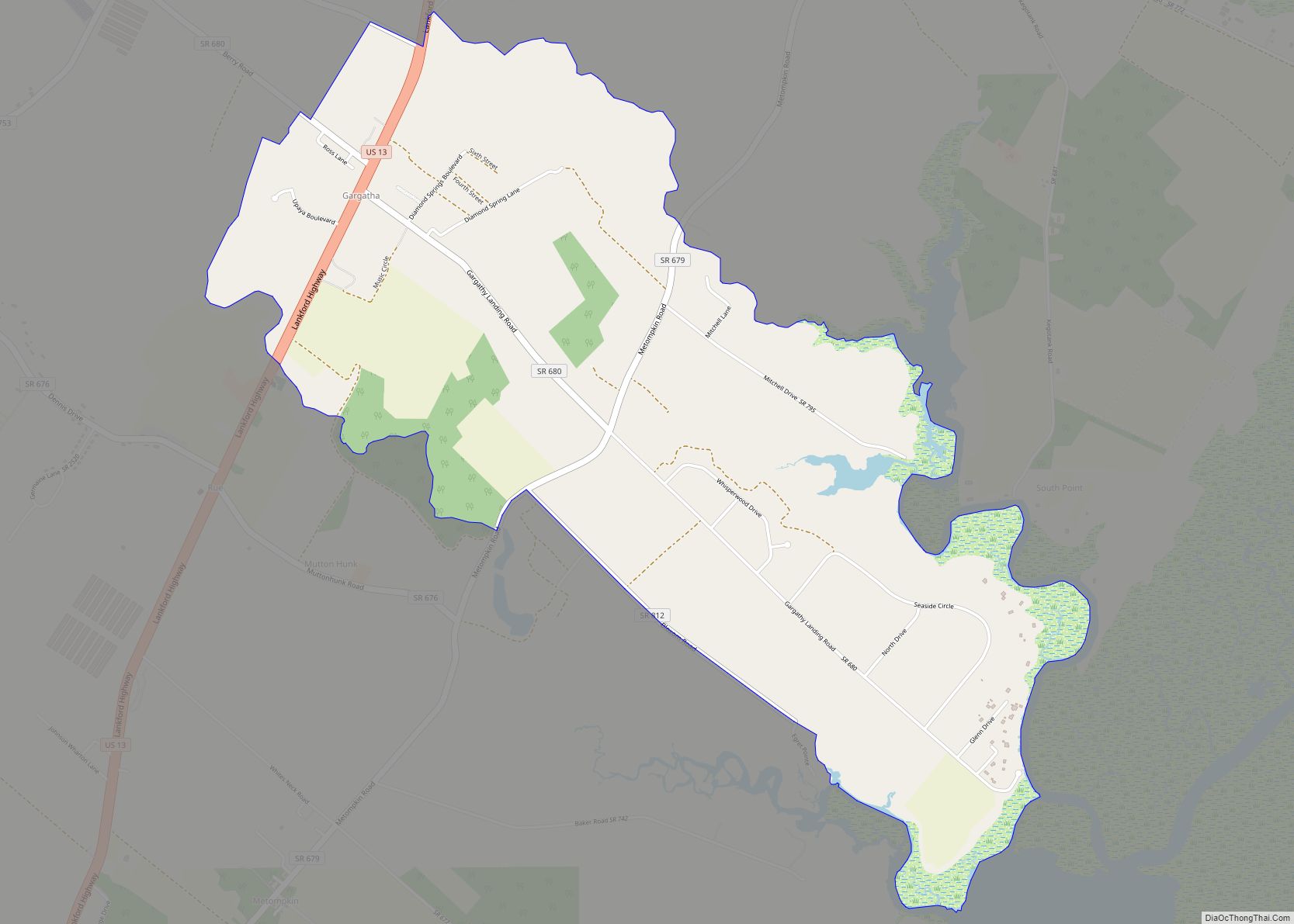 Map of Gargatha CDP