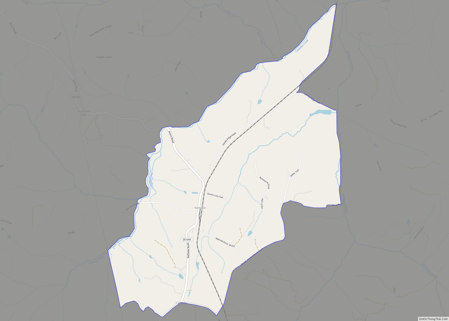 Map of Nathalie CDP