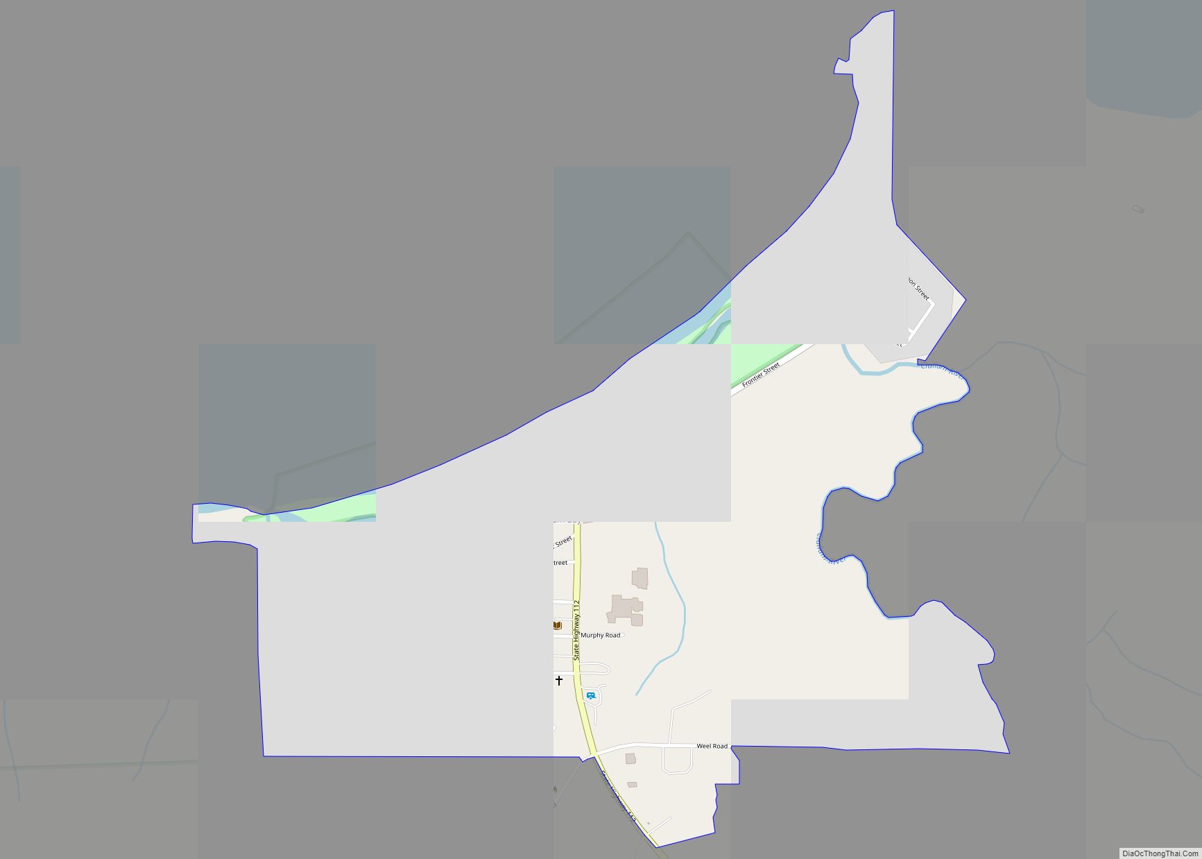 Map of Clallam Bay CDP