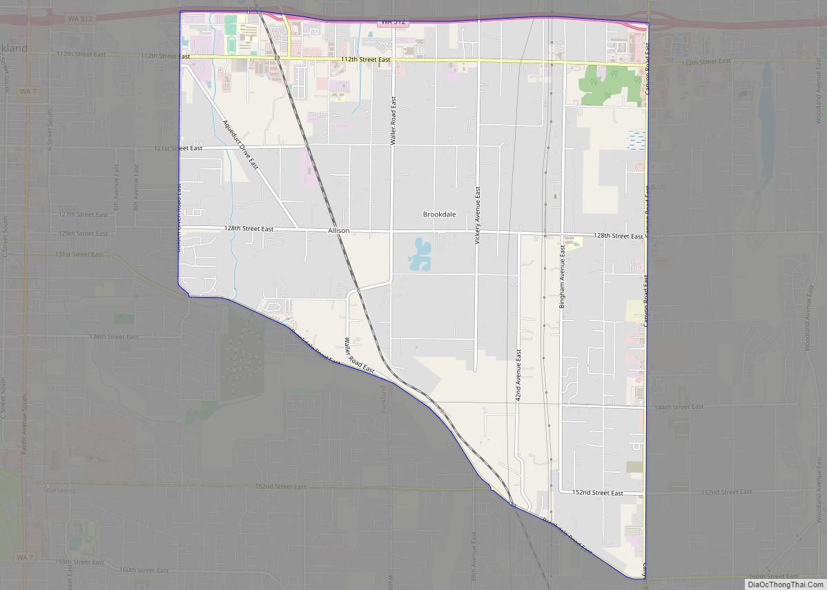 Map of Clover Creek CDP