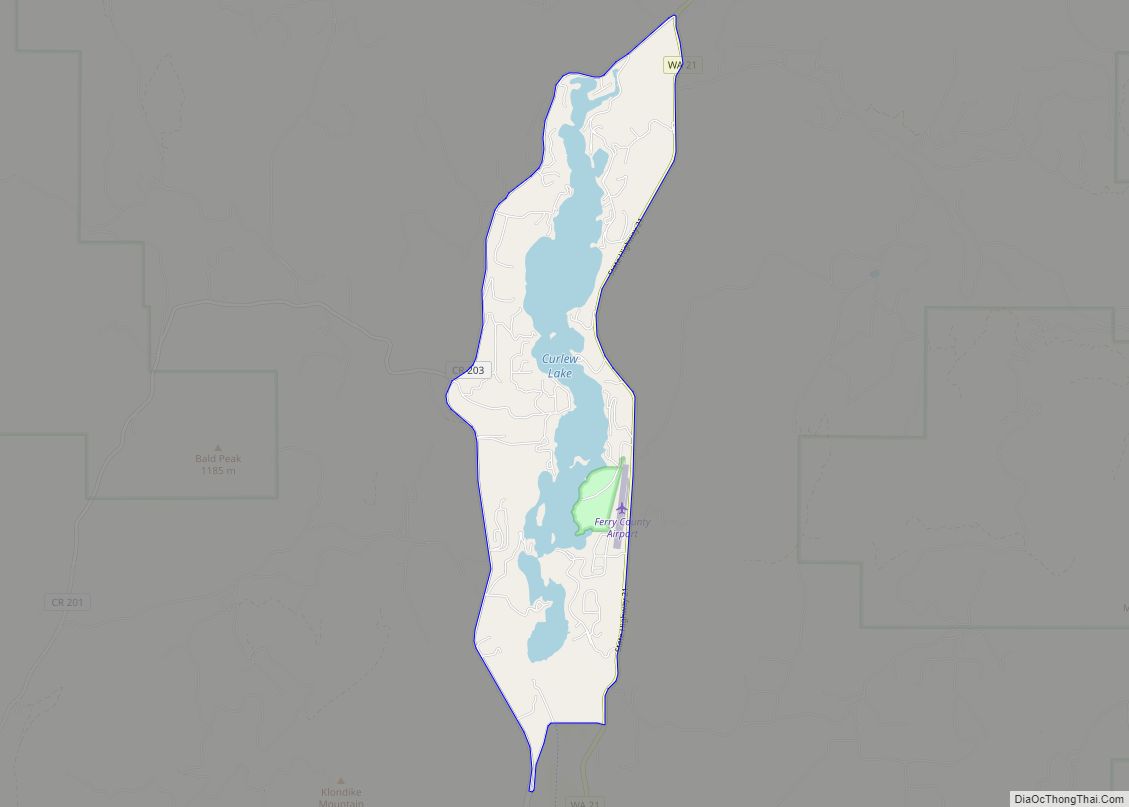 Map of Curlew Lake CDP