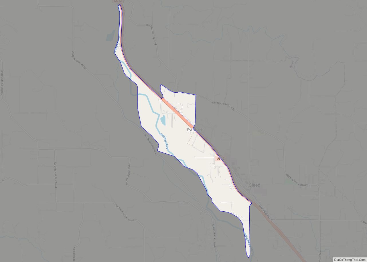 Map of Eschbach CDP