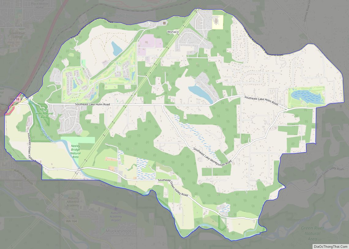 Map of Lake Holm CDP