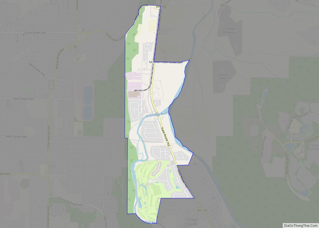 Map of McMillin CDP