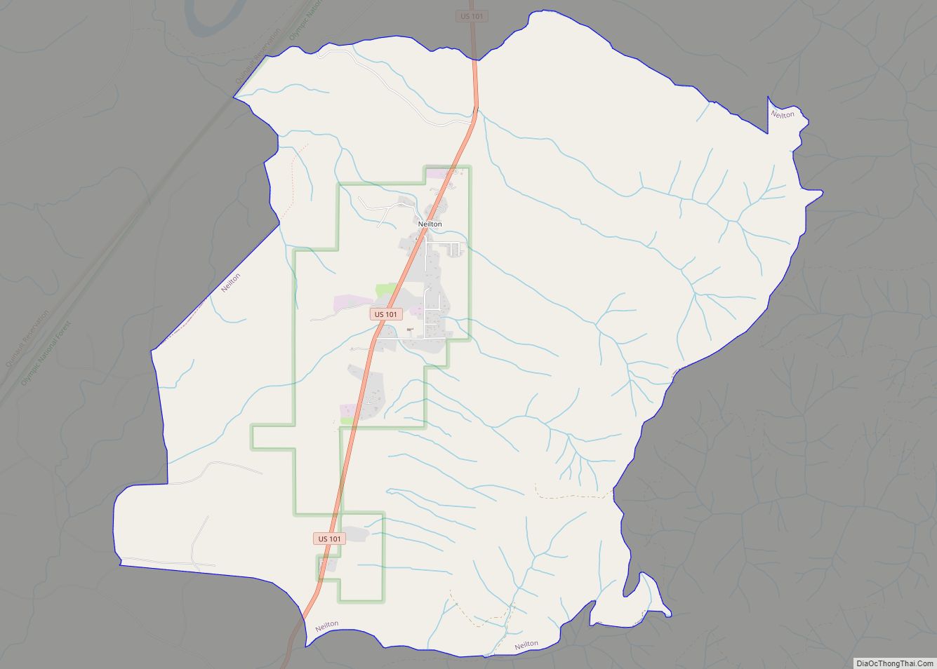 Map of Neilton CDP