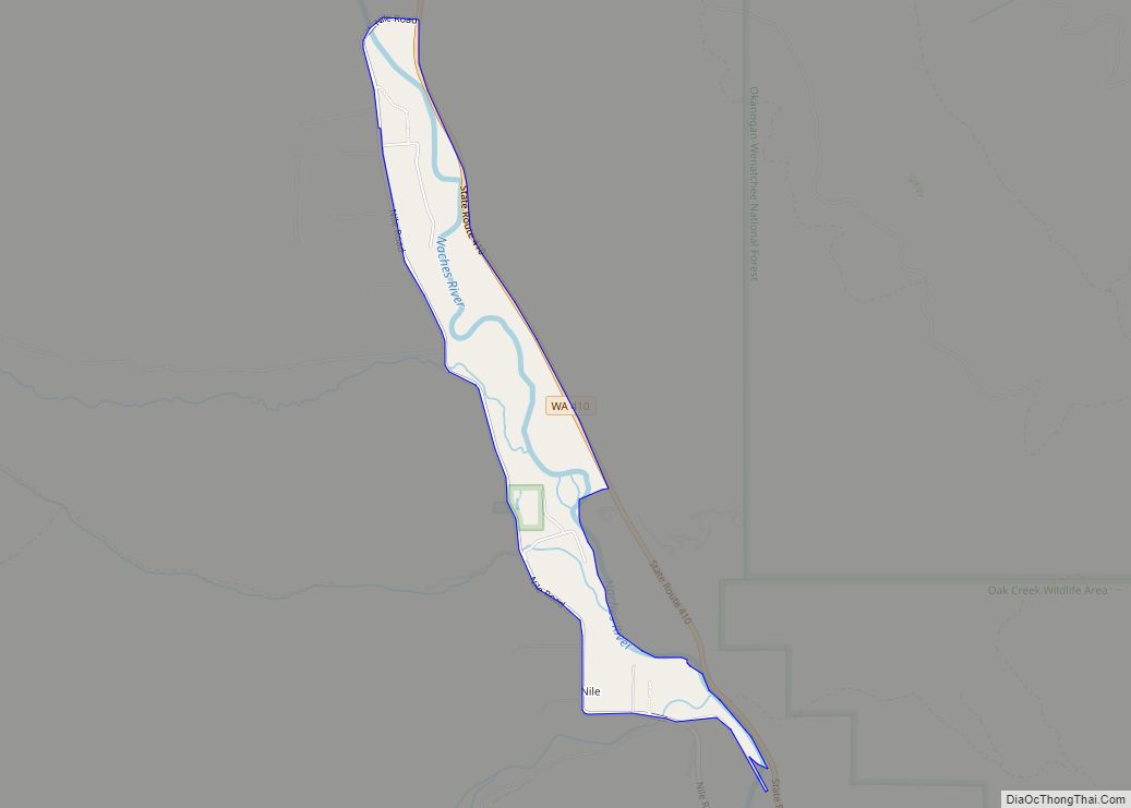 Map of Nile CDP