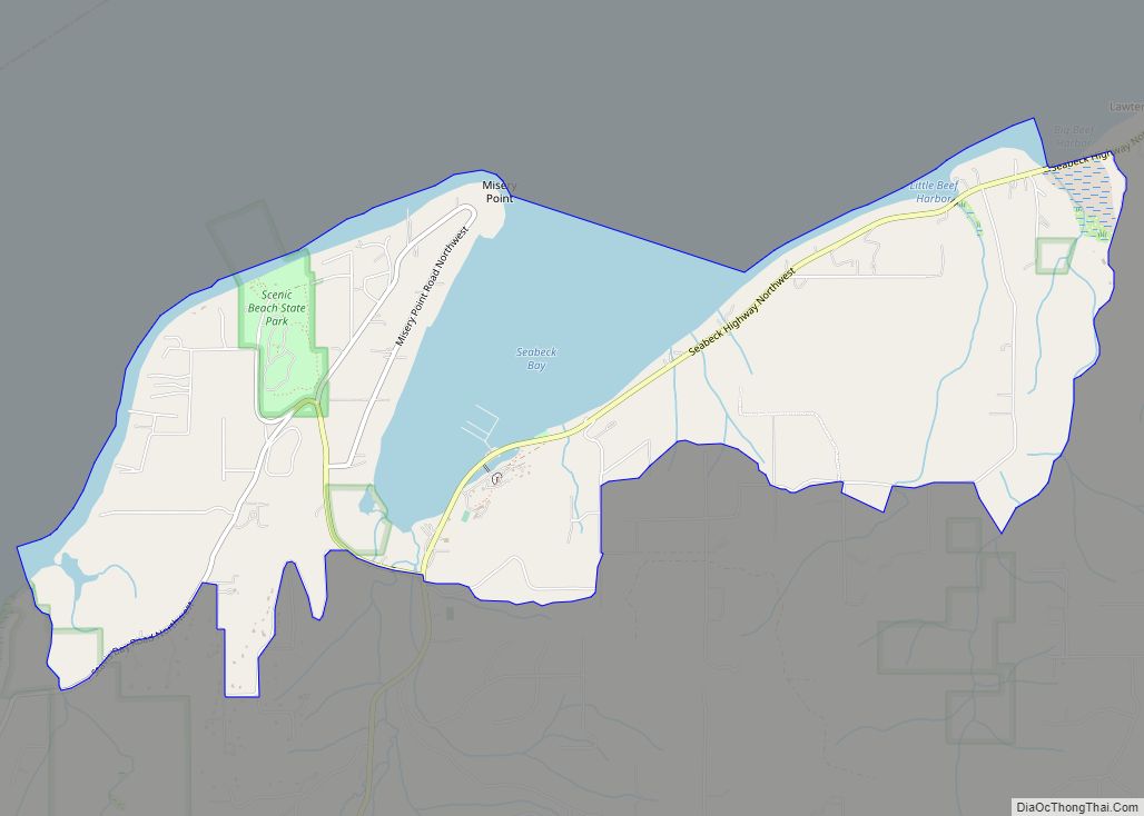 Map of Seabeck CDP