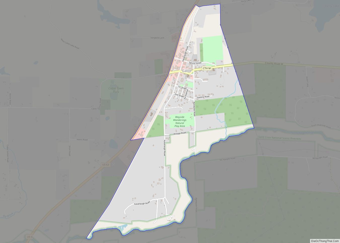 Map of Cable CDP