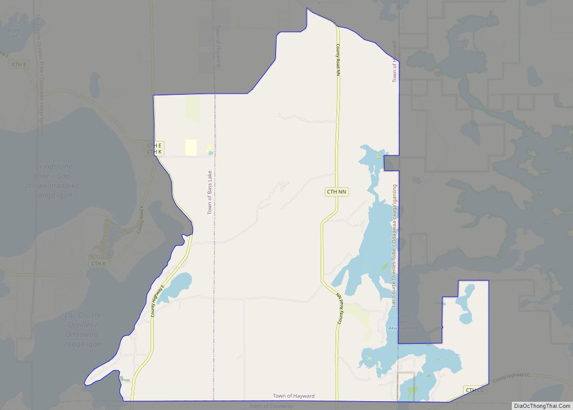 Map of Chief Lake CDP