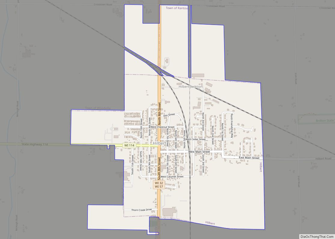 Map of Hilbert village