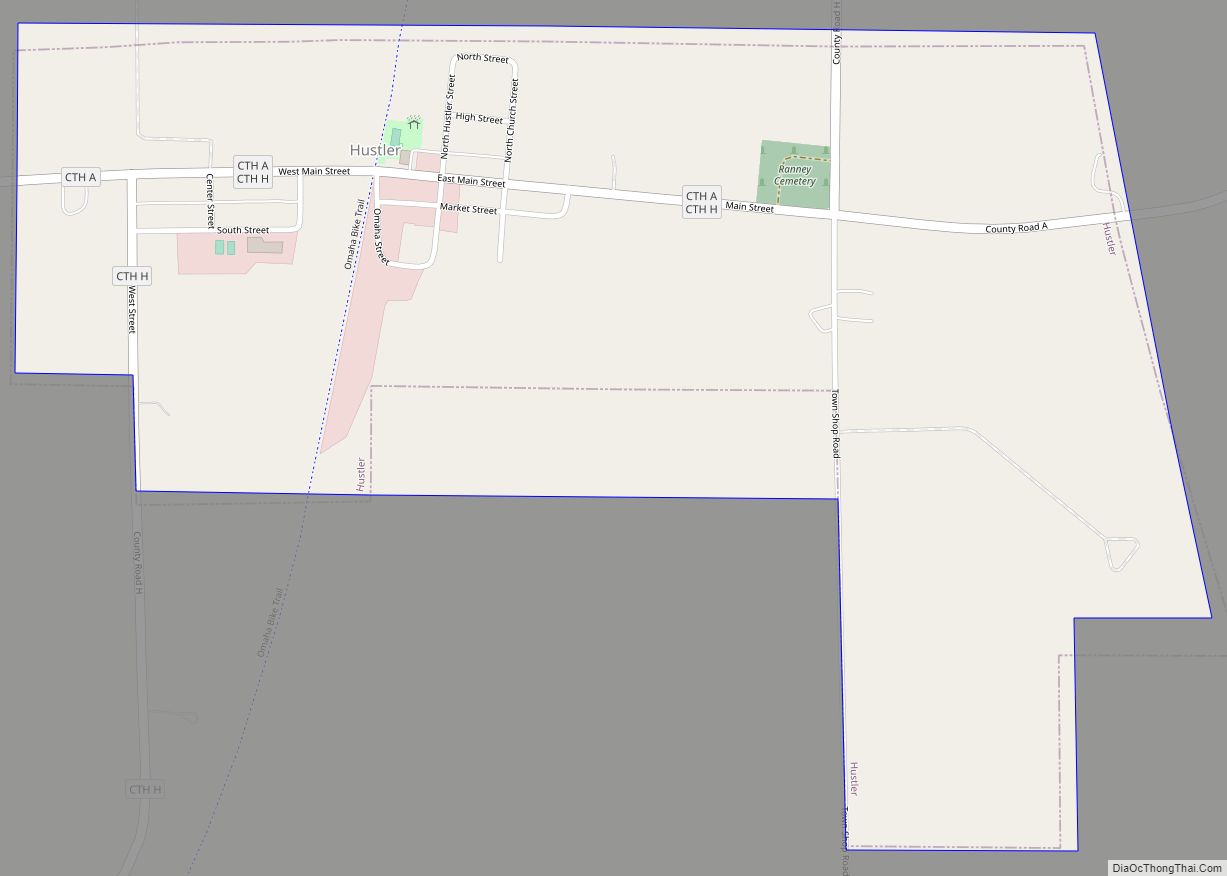 Map of Hustler village