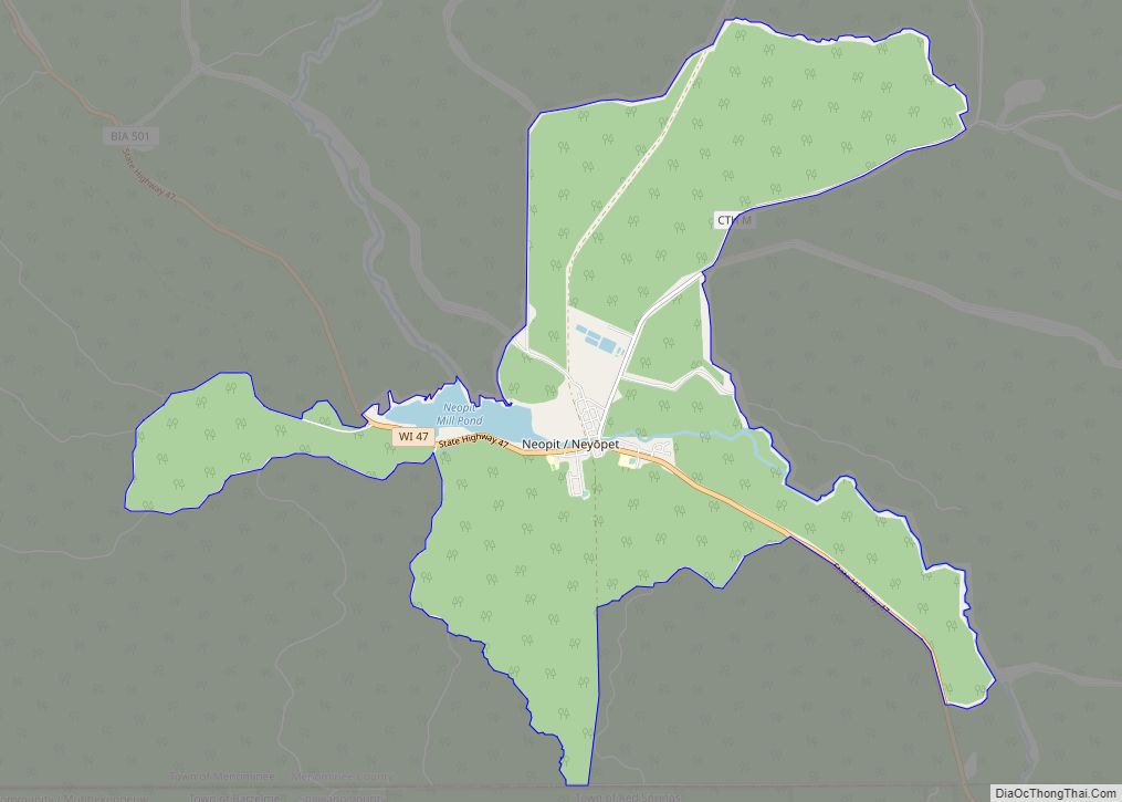 Map of Neopit CDP