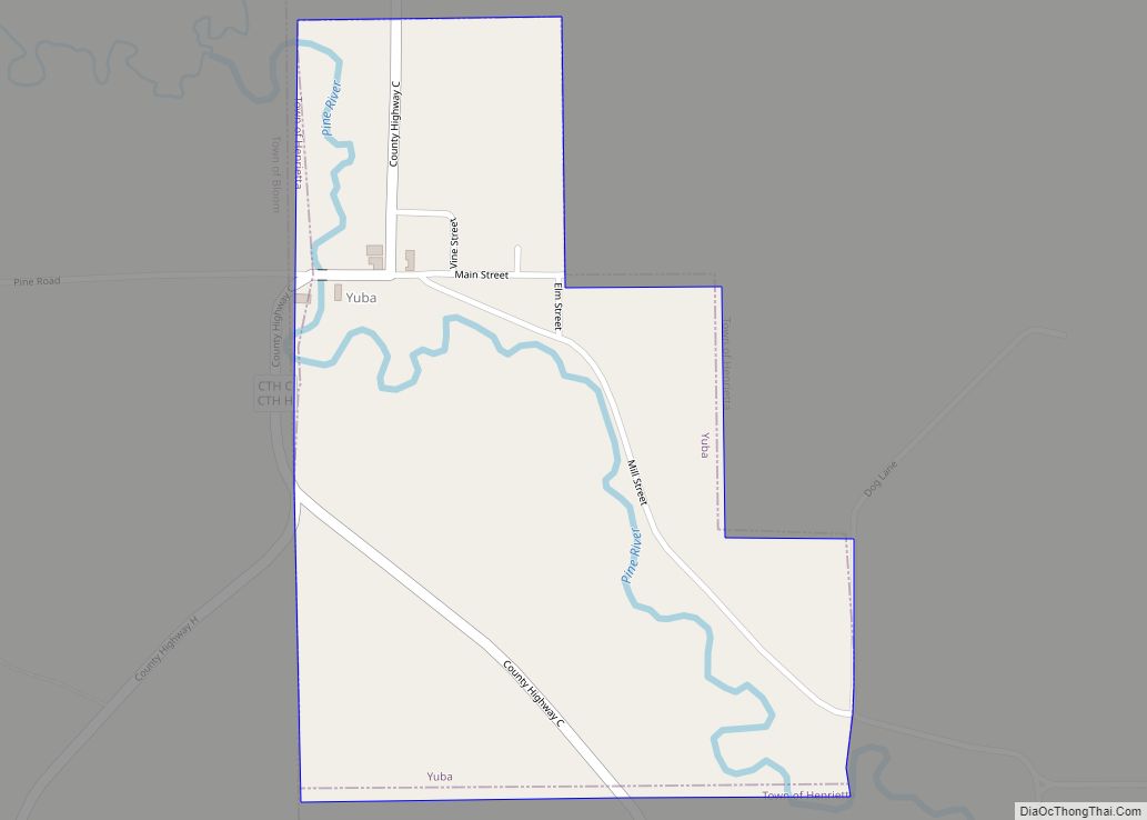 Map of Yuba village