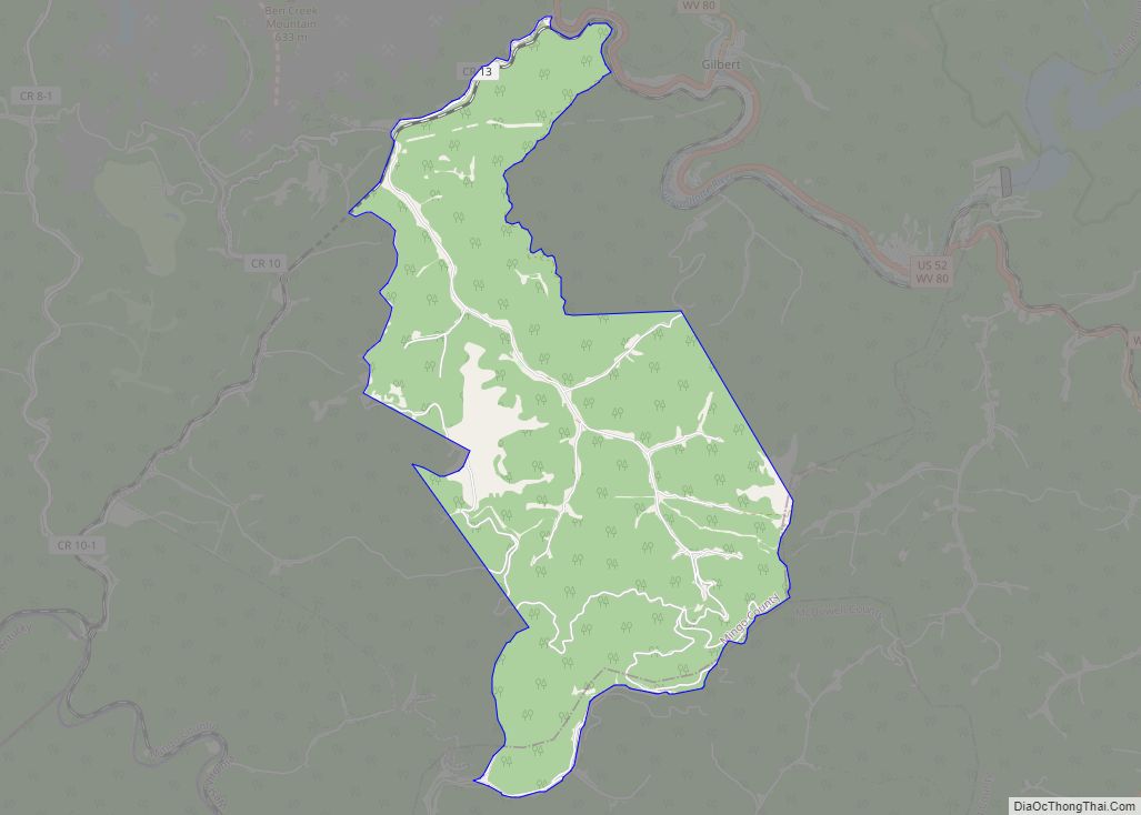 Map of Gilbert Creek CDP