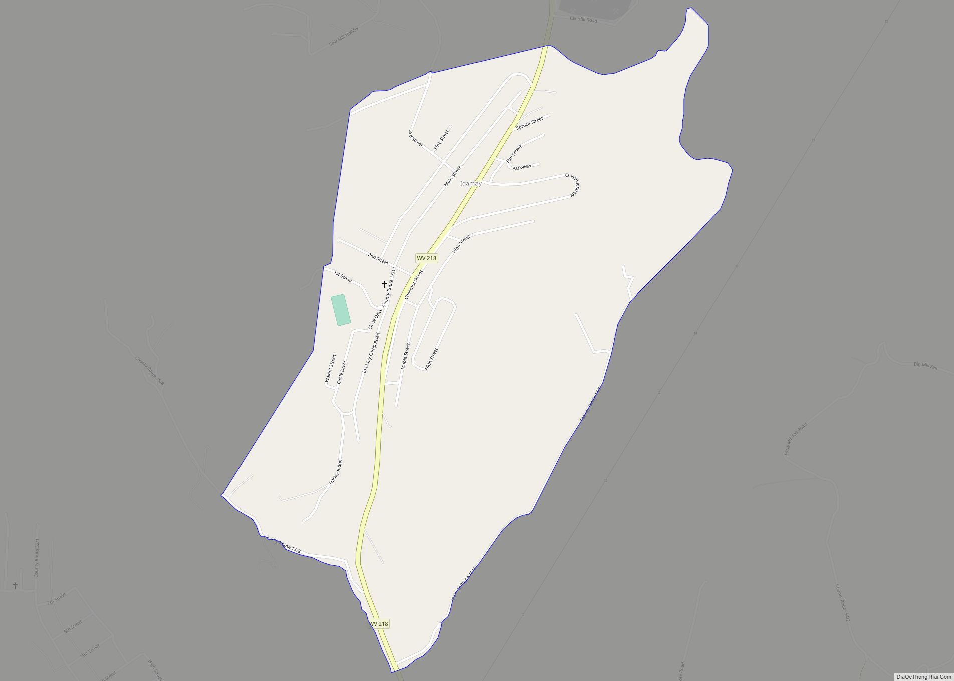 Map of Idamay CDP