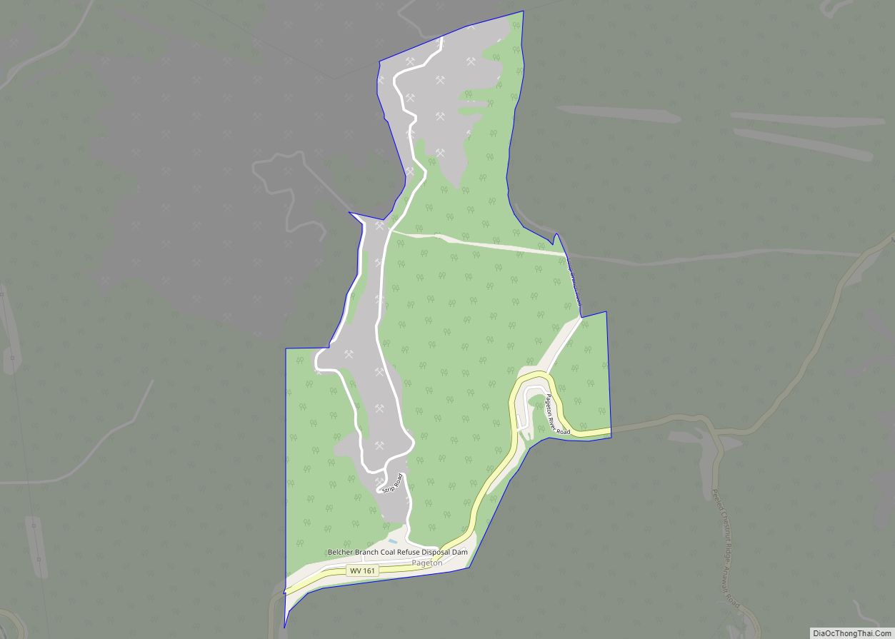 Map of Pageton CDP