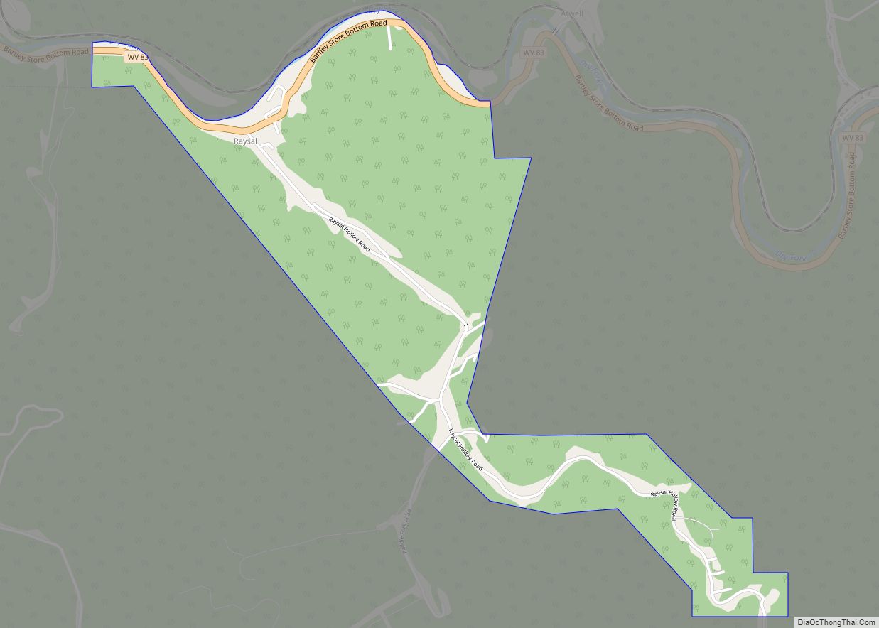 Map of Raysal CDP