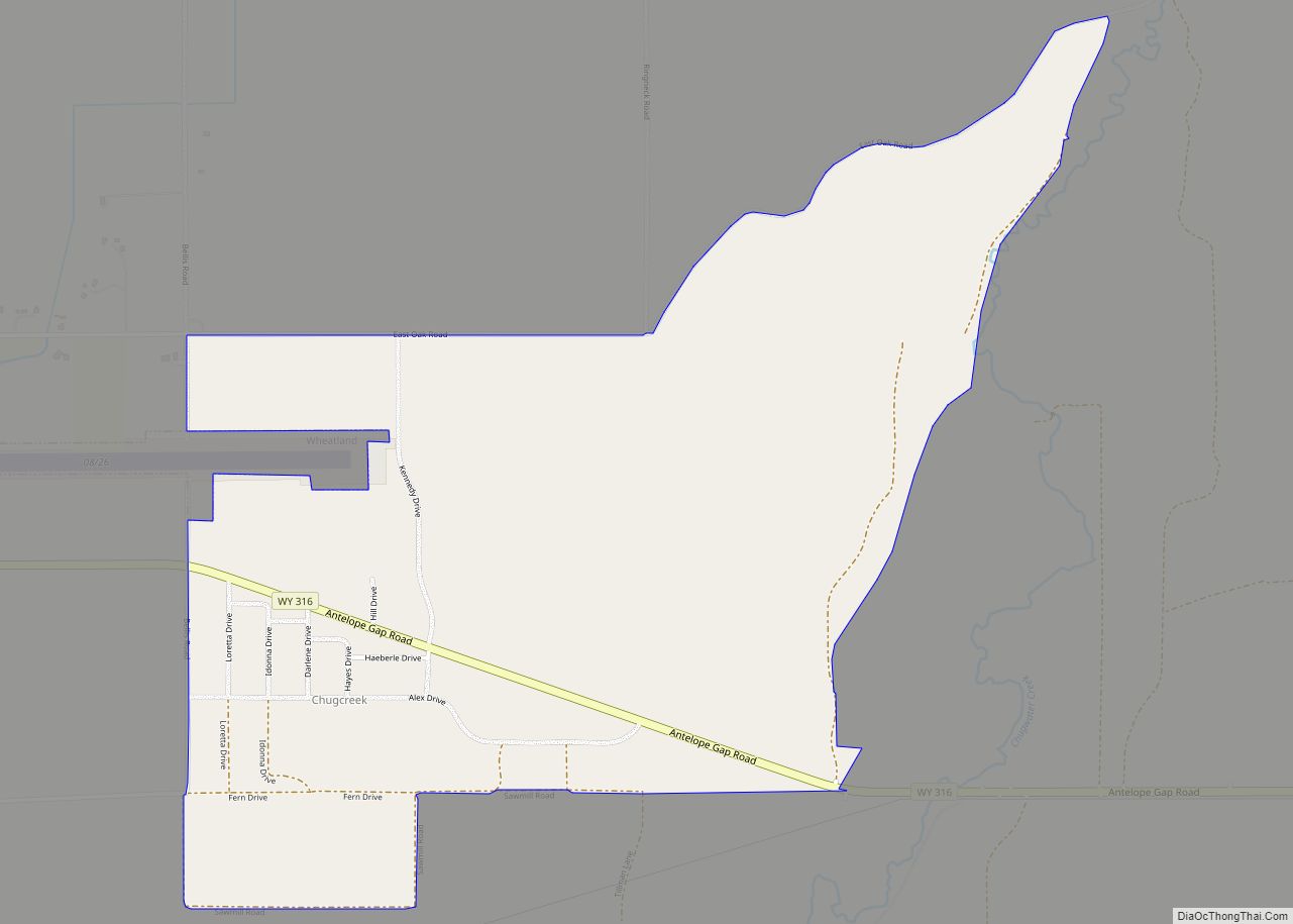 Map of Chugcreek CDP