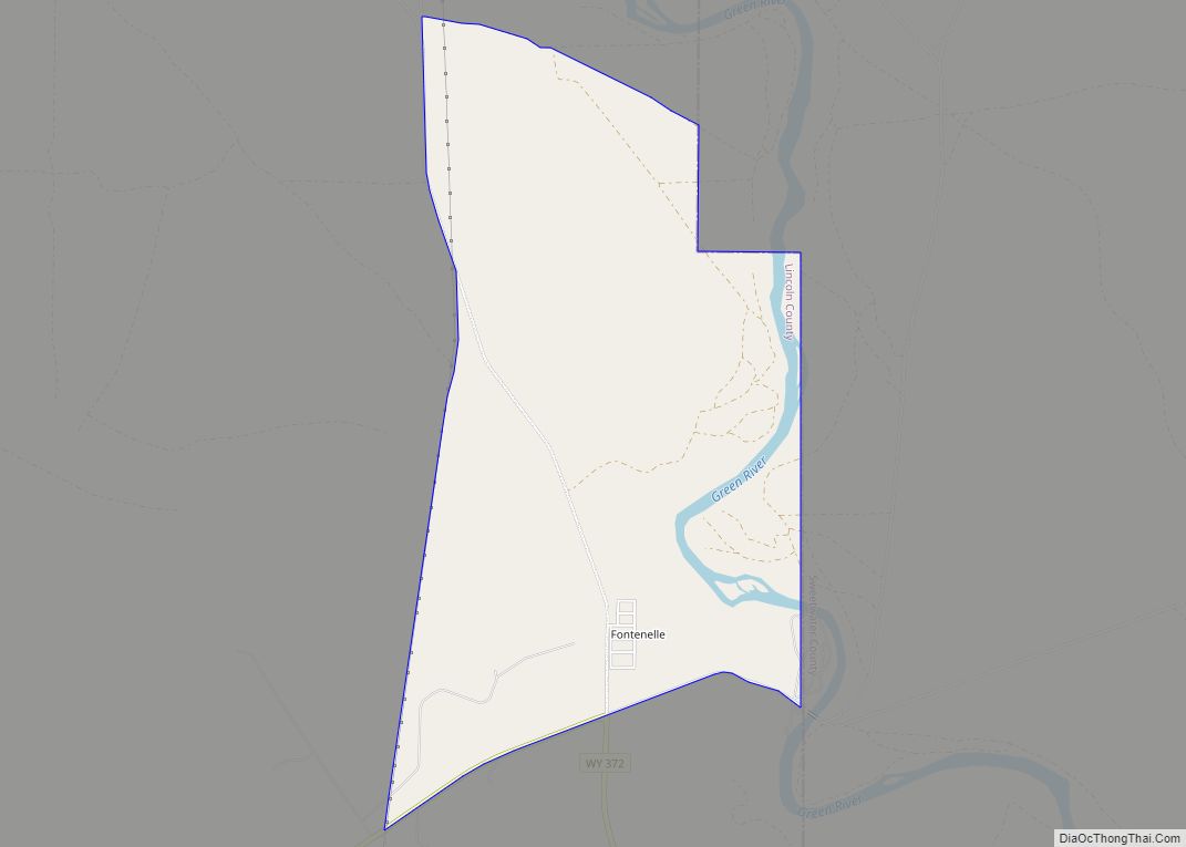 Map of Fontenelle CDP
