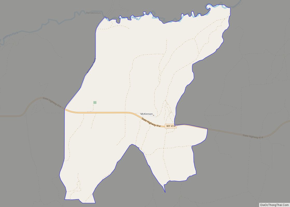 Map of McKinnon CDP