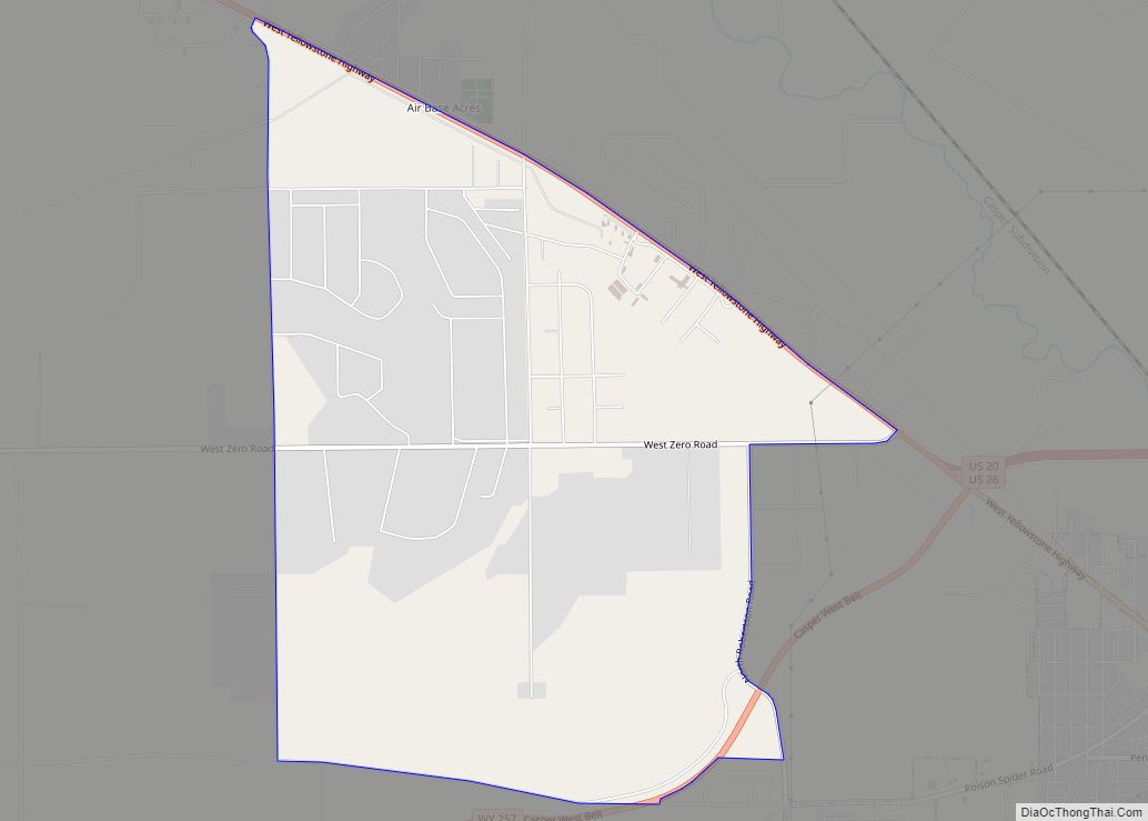 Map of Vista West CDP