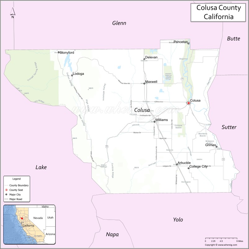 Colusa CountyMap