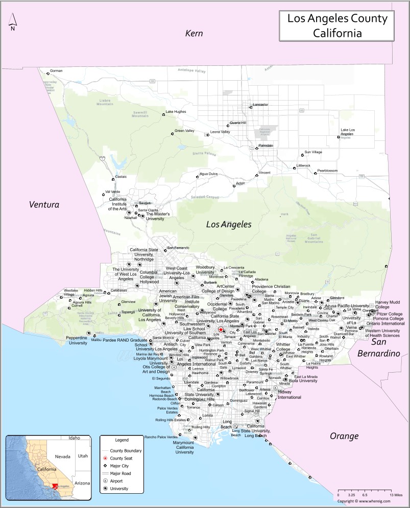 Los Angeles CountyMap